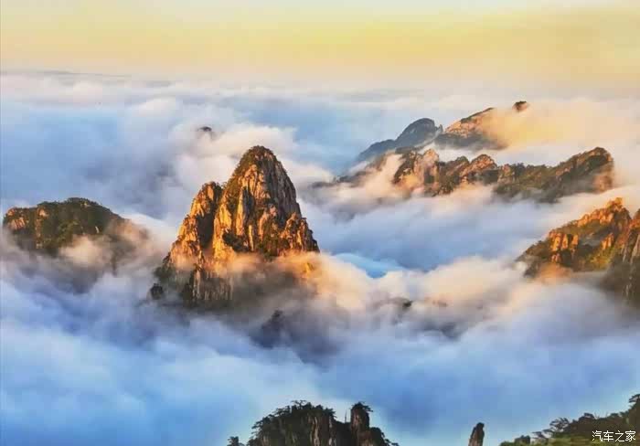 黄山云海 会当凌绝顶,一览众山小