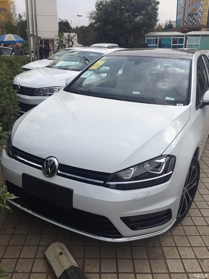 昆明国产高7gti白色提车作业12.