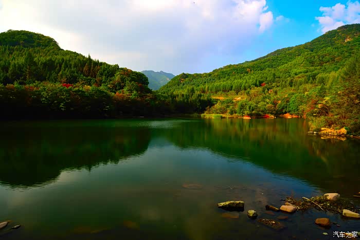 爱我本溪溪水潺潺自然清新一个人的汤沟绿石之行