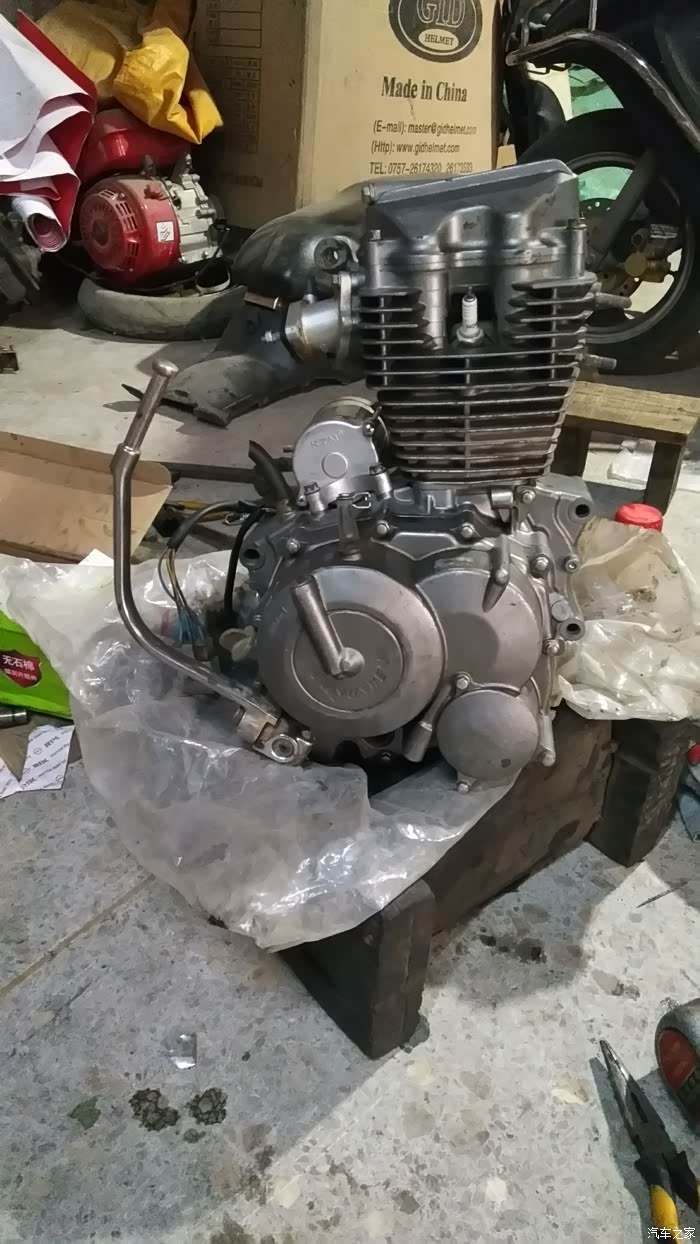 97年豪爵钻豹hj1251改装发动机