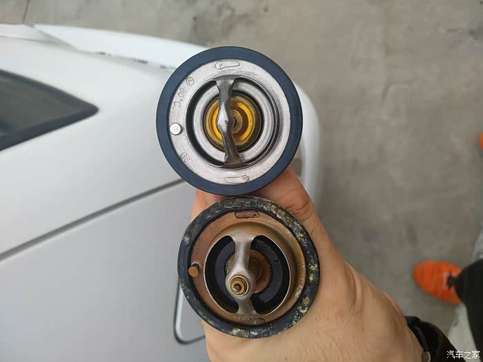 夏利n3十换节温器与节温器对比测试