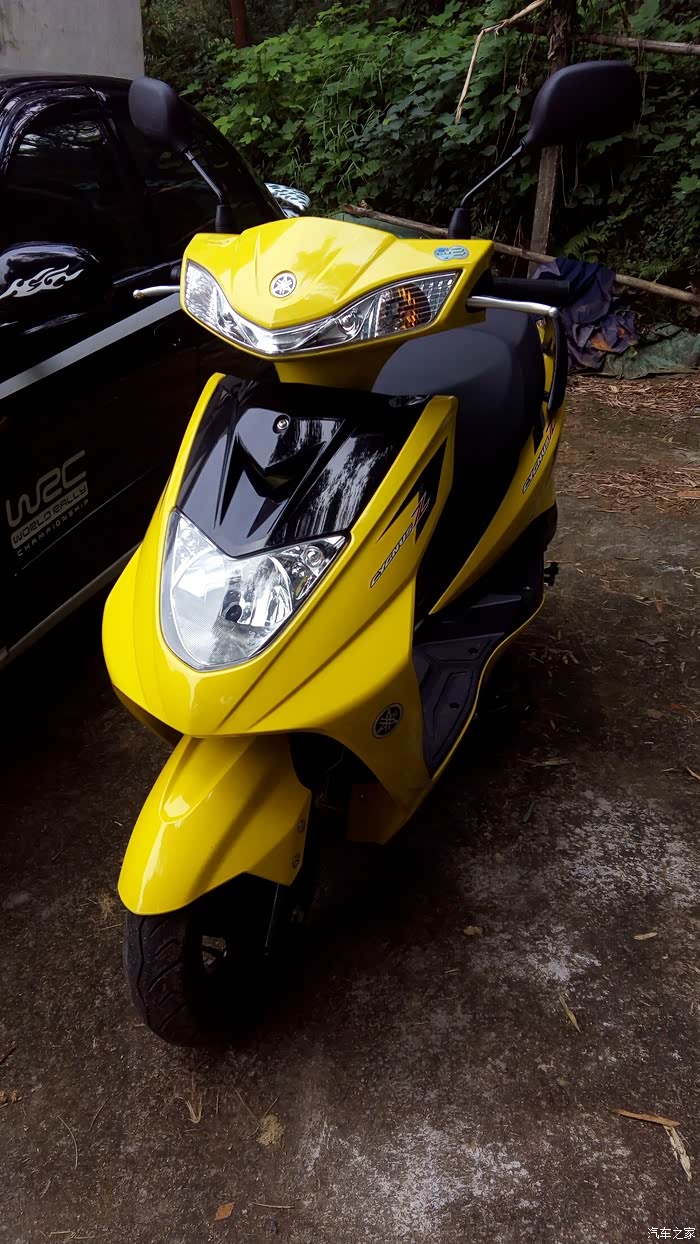 【图】新买的迅鹰悦动版黄色_雅马哈摩托车论坛_汽车之家论坛