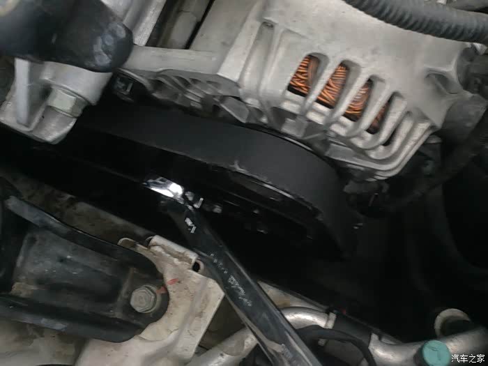 自己动手更换k5发动机皮带