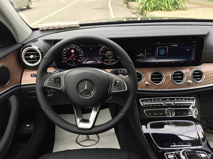 【图】水硅矾钙石蓝e300l立标黑内提车_奔驰e级论坛_汽车之家论坛