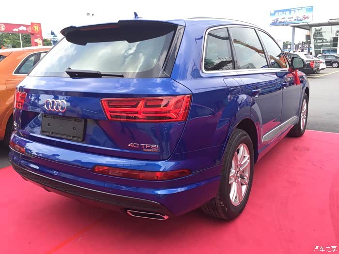 【图】q7 40tfsi s_line 骚包蓝 喜提新车_奥迪全新q7论坛_汽车之家