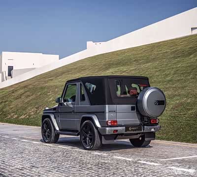 奔驰的g-class cabriolet,敞篷短轴大g呀