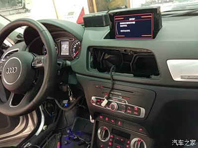 奥迪Q3 安装原厂MMI3G导航 安装carplay 真实
