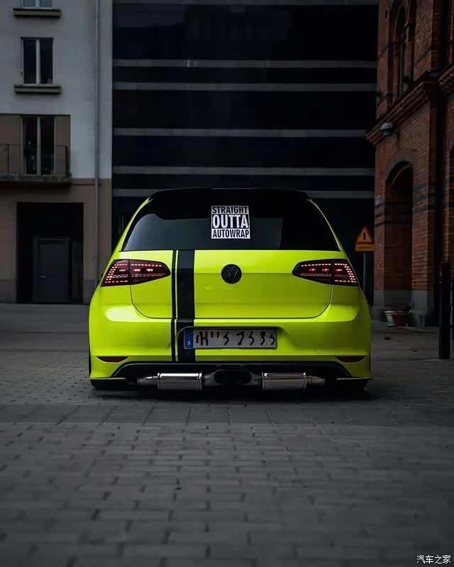 【图】本次案例的高尔夫,亮眼的车身颜色搭配_路宝论坛_汽车之家论坛