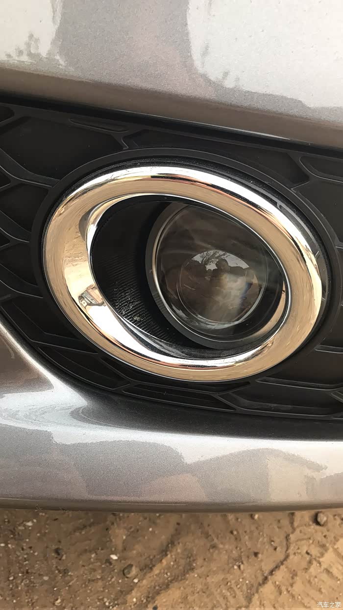 前雾灯改led透镜效果