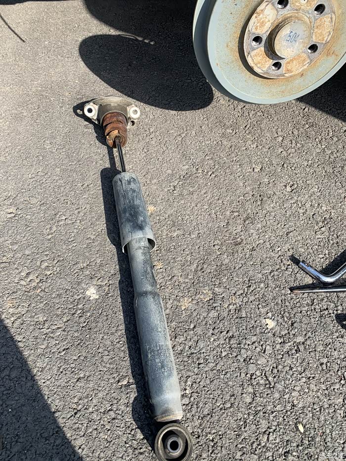 13-19款大众捷达后轮减震胶diy更换