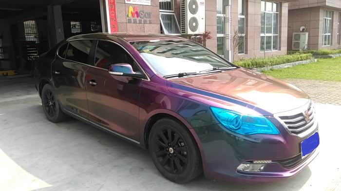 荣威950改装氙气大灯 透镜 led灯带——就是帅,不解释!