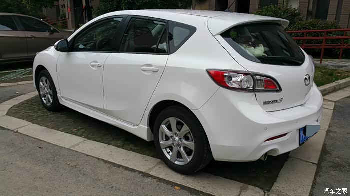 2015款马自达3星骋2.0两厢提车后第一次洗车打蜡折腾记