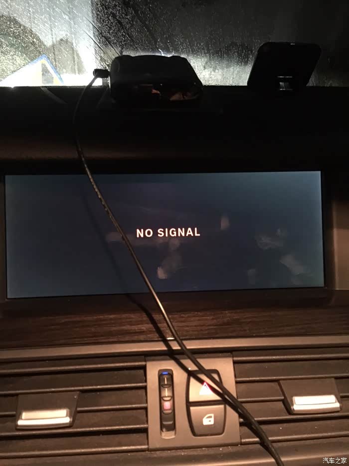 530li屏幕显示没信号nosignal求教