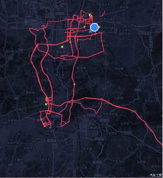 我很少瞎逛,一年的行驶轨迹以高速为主