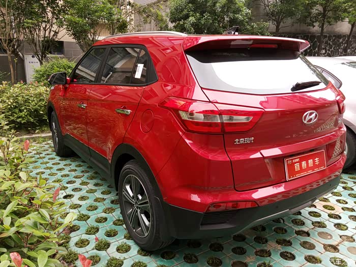 红色现代ix2516尊贵型提车