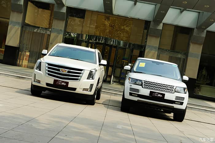 凯雷德和大揽胜直观对比