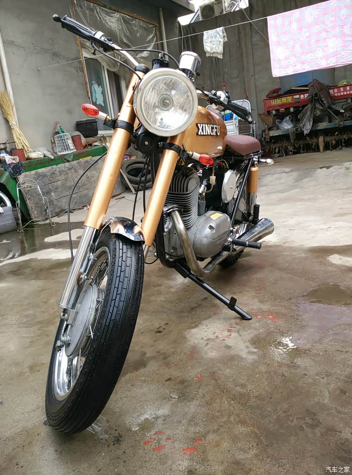 【图】幸福250-d复古变身记,海量图片!_摩托车论坛_汽车之家论坛