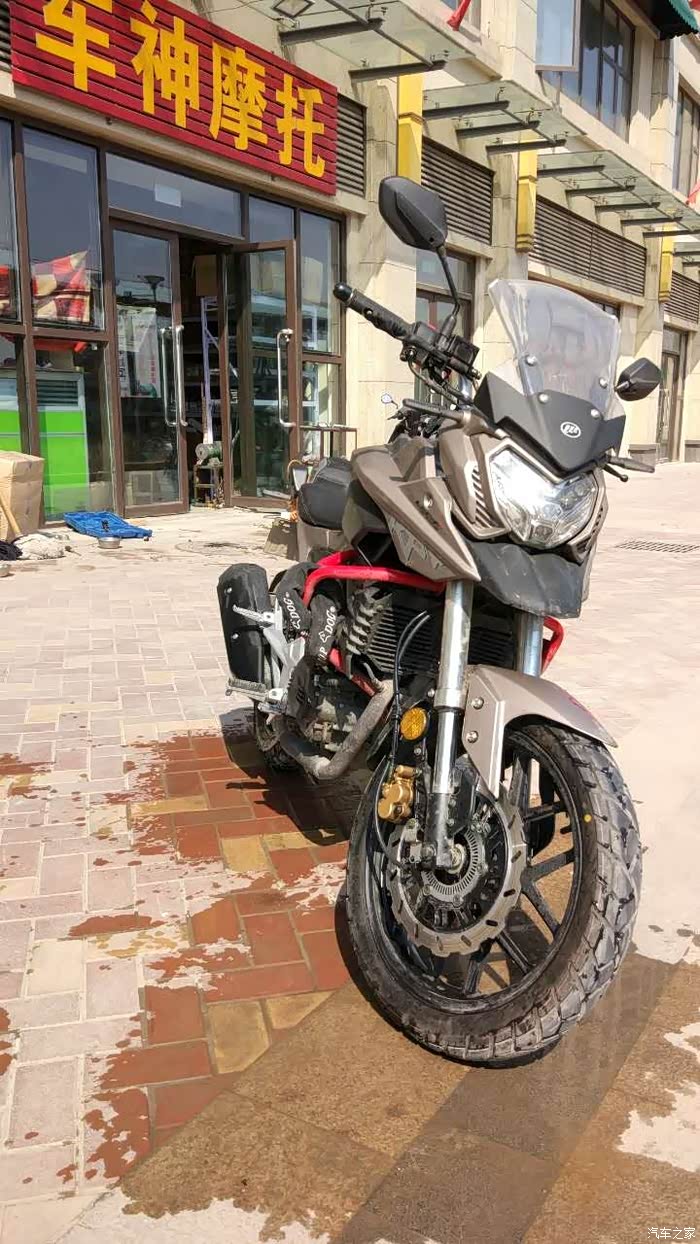 新车上市力帆kpt200加装abs防抱死