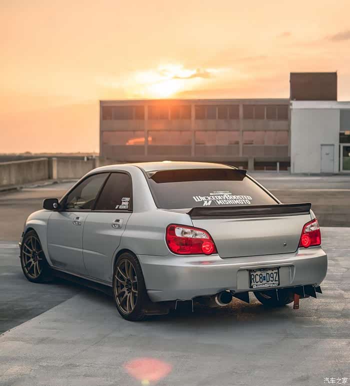 斯巴鲁翼豹wrx sti# 八代,干净利落!