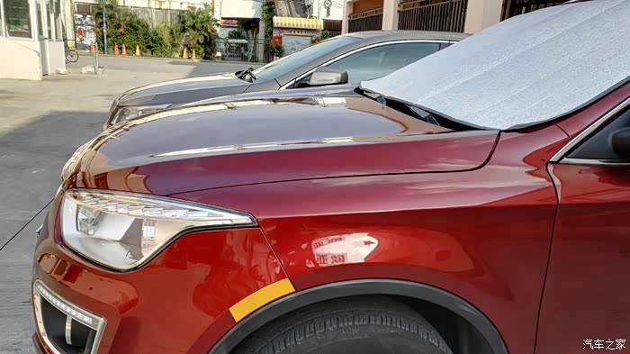 【图】红色小8轮毂贴晚上效果似"风火轮_奔腾x80论坛_汽车之家论坛