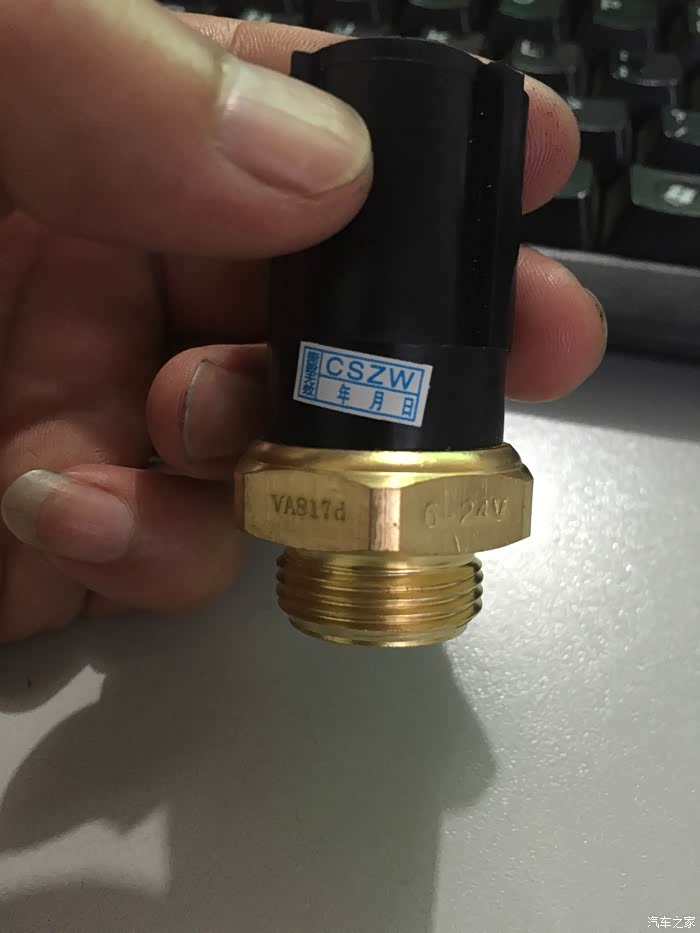 跟我车一模一样的问题,最换93/85开度的热敏开关问题