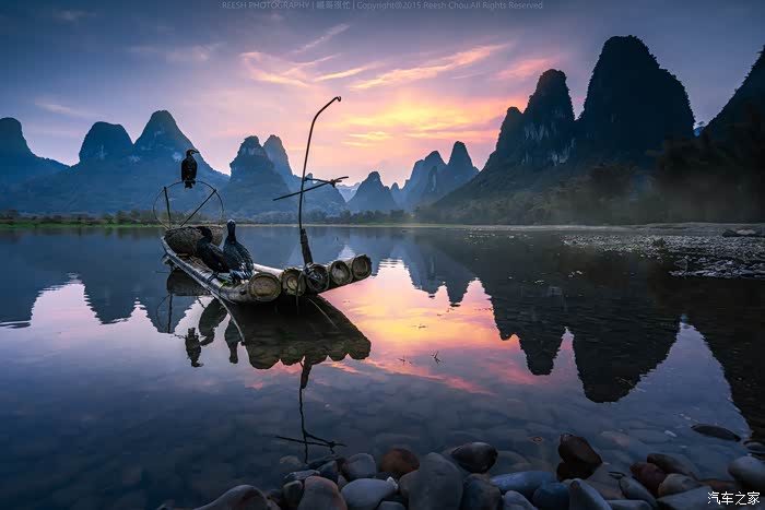 秀美风光驾享桂林山水相依途岳伴我驾享桂林