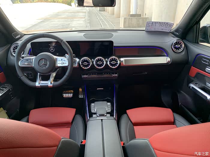 【图】细聊奶爸新选择amg glb35,附星野蓝外观提车_奔驰glb amg论坛