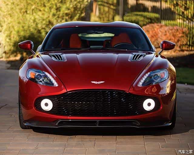 阿斯顿马丁vanquishzagato超跑红色款