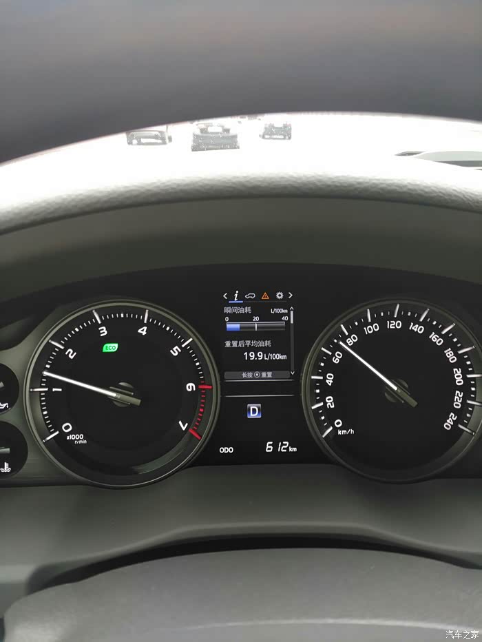 【图】46改高配仪表显示油耗_兰德酷路泽论坛_汽车之家论坛
