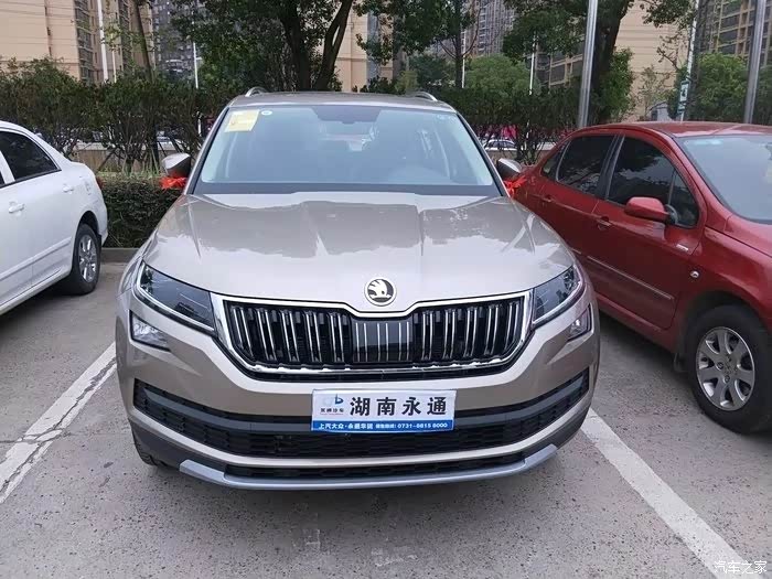 柯迪亚克新增一个车身颜色叫曙光金