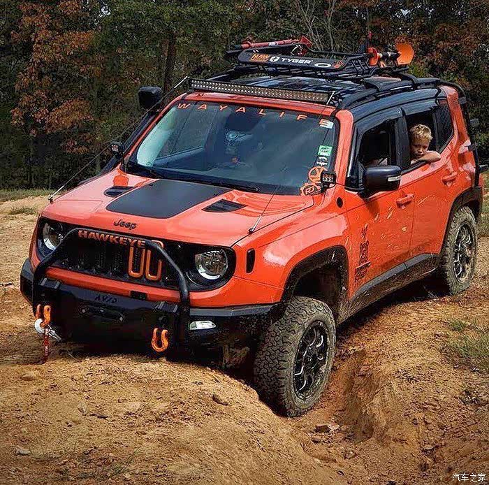 jeep自由侠越野方向改装好萌呀真的要把我的心都萌化了