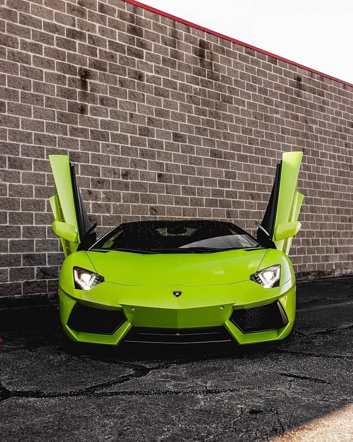 【图】看起来像酸青柠的"绿牛"兰博基尼_路宝论坛_汽车之家论坛