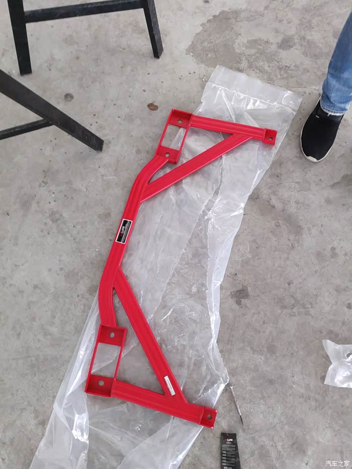 最后安装了井字架