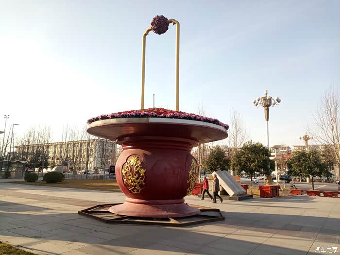 石家庄cs35车友会石家庄市民心广场春光好