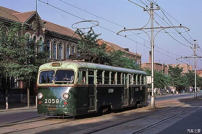 长春有轨电车老照片1980年代
