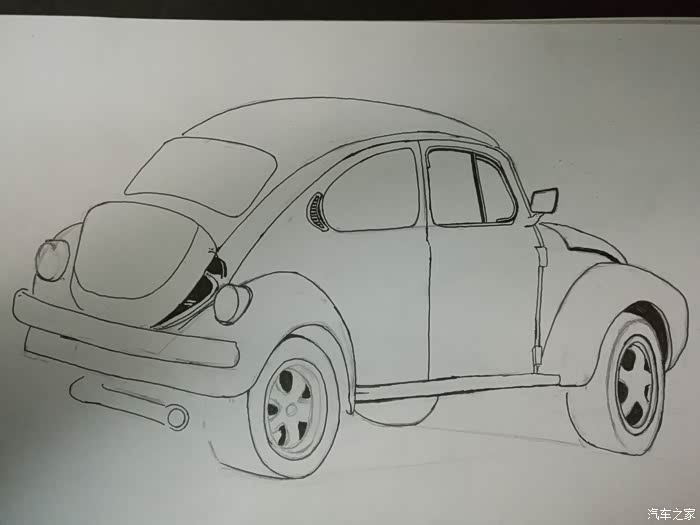 新手绘车第五副改装第一代甲壳虫