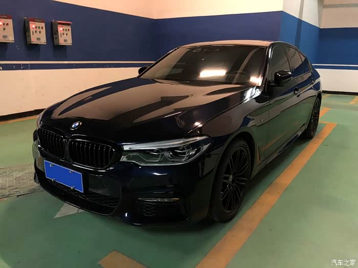 【图】540i 碳黑提车半个月 懒人无作业先发两张_宝马5系论坛_汽车之