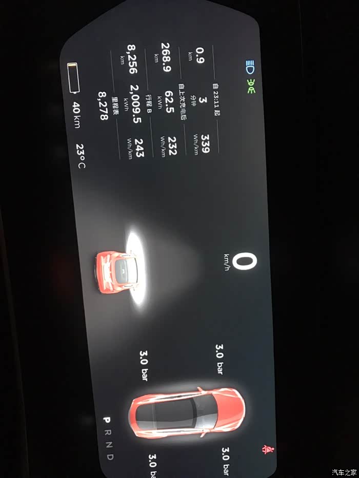 我的特斯拉90d用到没电才六十多度电正常吗