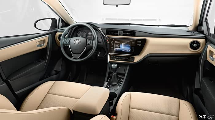 2017年中期改款卡罗拉现款双擎的内饰也会升级