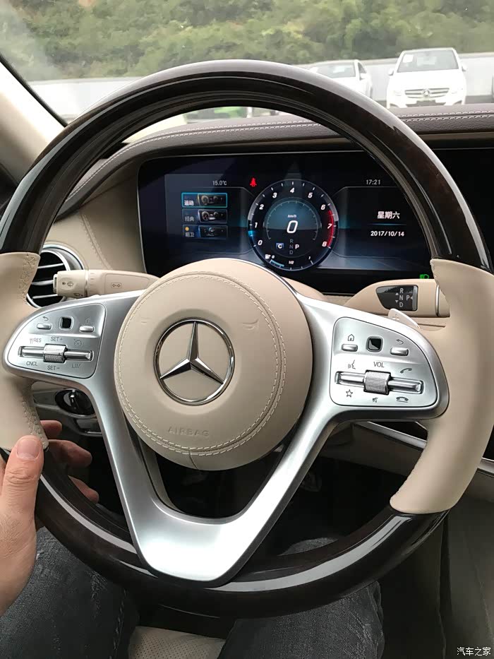 【图】白外黑内s450四驱 4s看车_奔驰s级论坛_汽车之家论坛