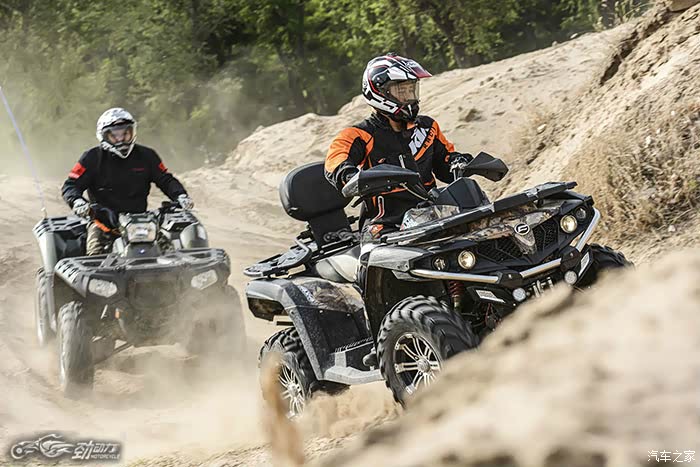 野性是如何释放的试驾春风550atv