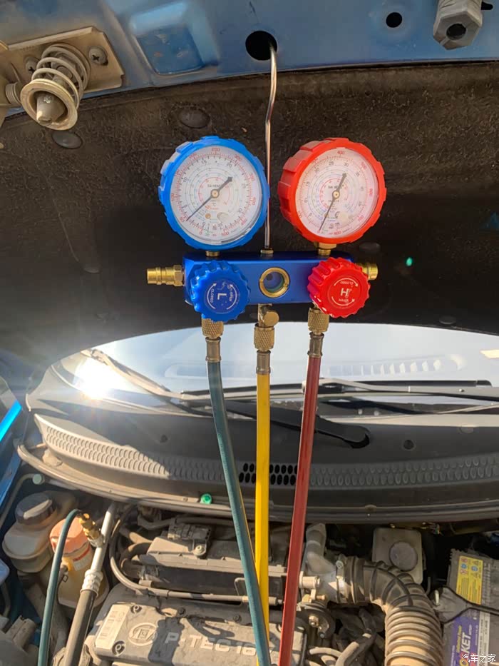【图】乐驰空调加氟_乐驰论坛_汽车之家论坛