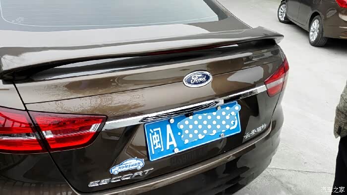 福睿斯改装牛逼尾翼