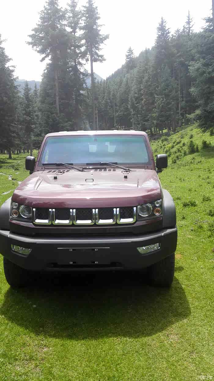 【图】骚红顶配1000公里进草地爬沙子_北京bj40论坛_汽车之家论坛