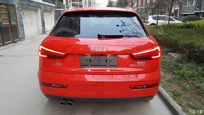 【图】红色q3提车作业,目前县城独一辆骚红,标题要长_奥迪q3论坛_汽车