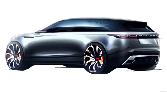 最美suv的概念设计手绘稿