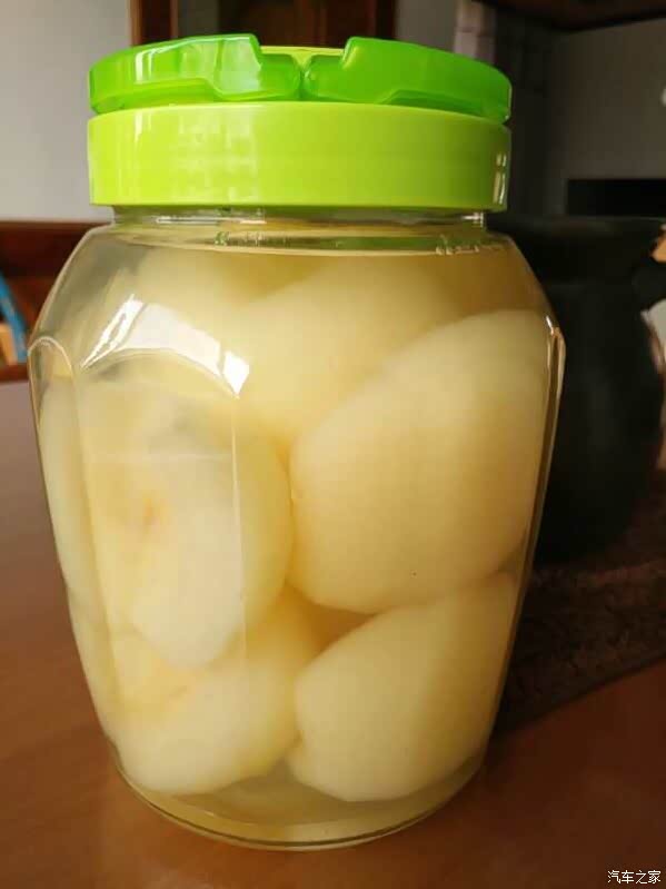 糖小微的自制梨罐头想学不健康的水果食品