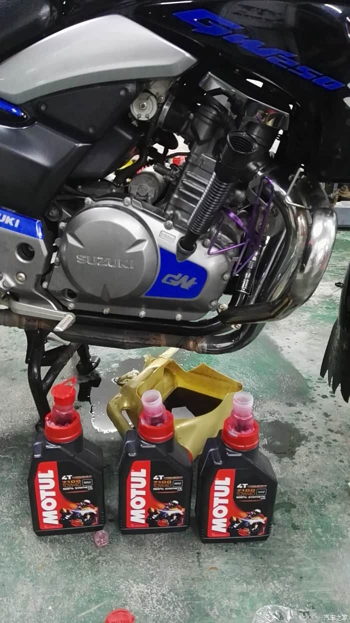 【图】自提gw250回来换机油和机油格_摩托车论坛_汽车之家论坛