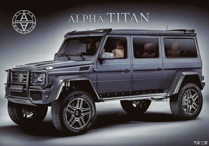 alphaarmouring改装的奔驰g级