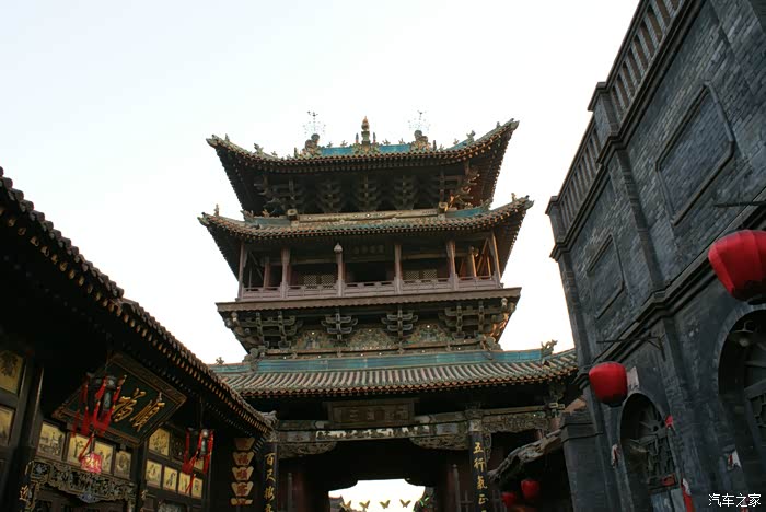 市楼 古城中心 这一条街就是明清一条街